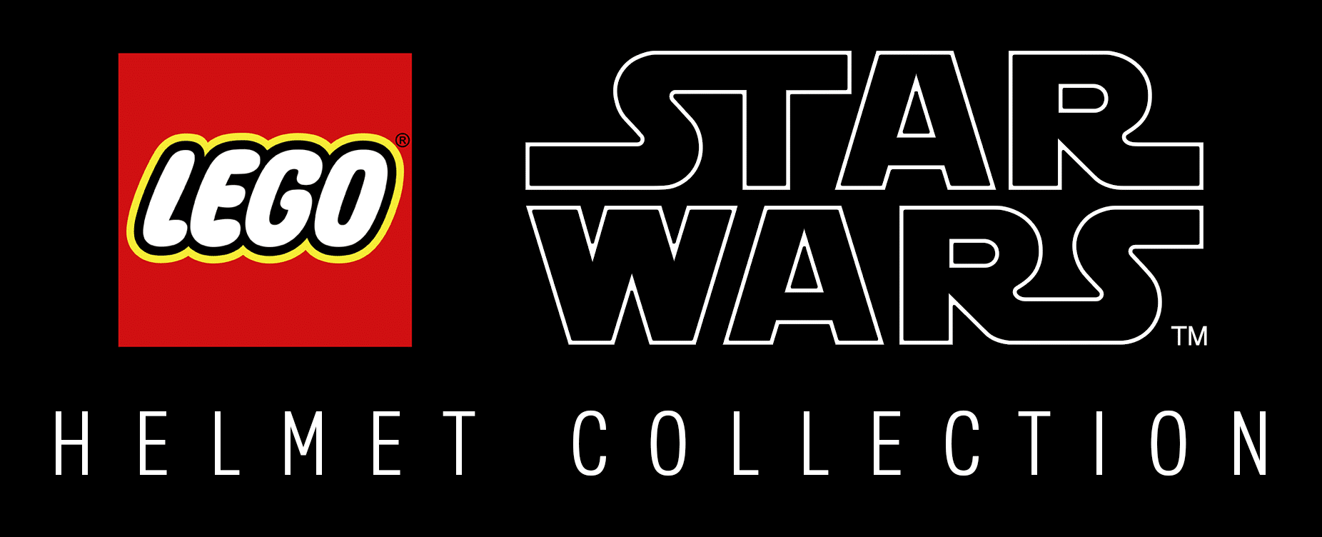 Logotipo de la colección de cascos LEGO Star Wars